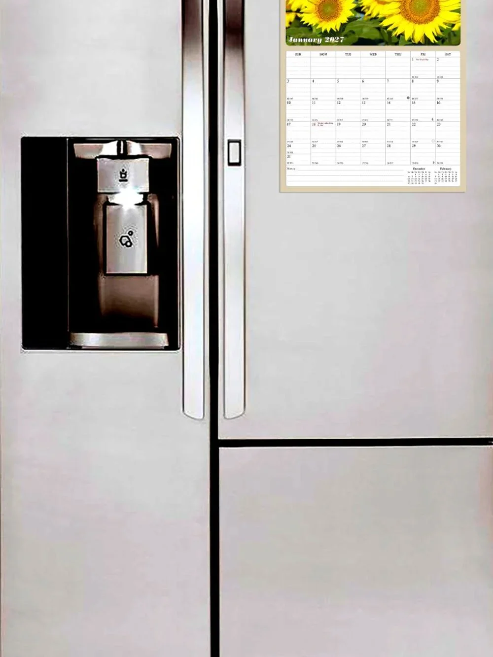2027 Calendar Magnetic Peel & Stick 12 Months 8.5
